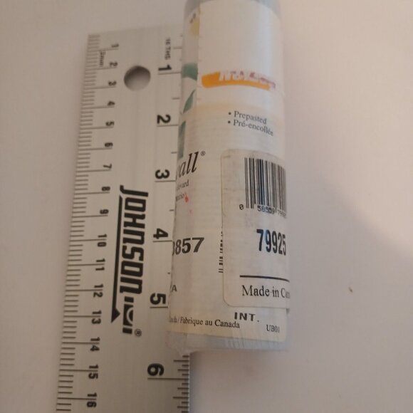 Vintage Norwall Wallpaper Border Lot of 3 Rolls Flowery Print 5 yrds Made Canada - Picture 4 of 4